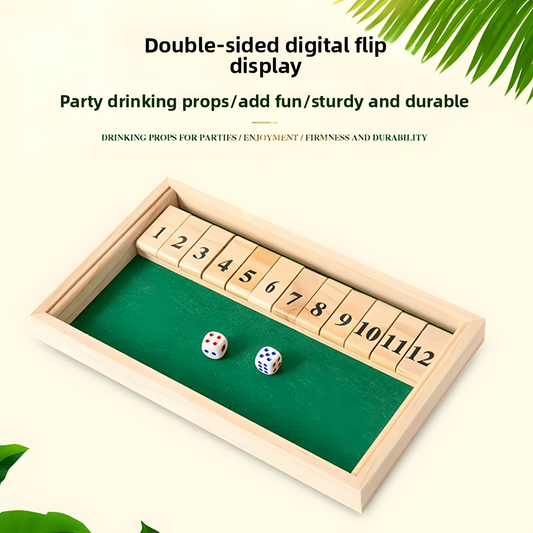 Wooden Number Drinking Game