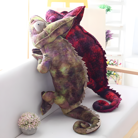 Realistic Chameleon Plush