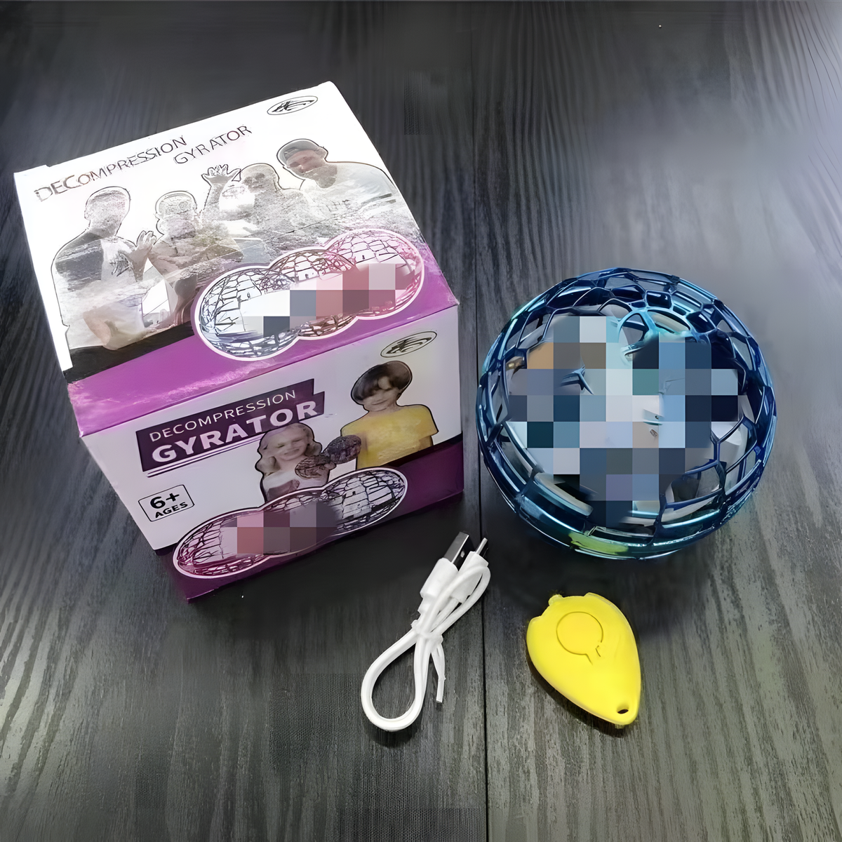 Flying Light Up Ball Toy