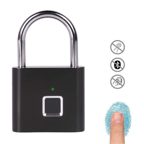 Vorhängeschloss mit Fingerabdruck