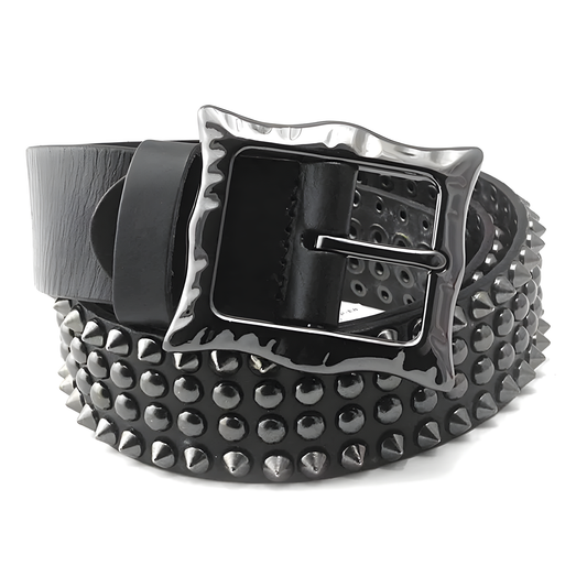 Studded Leather Belt