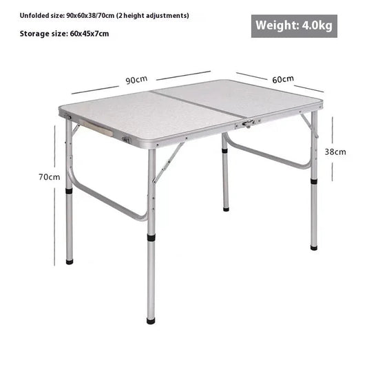 Foldable Portable Sturdy Camping Table With Four Chairs