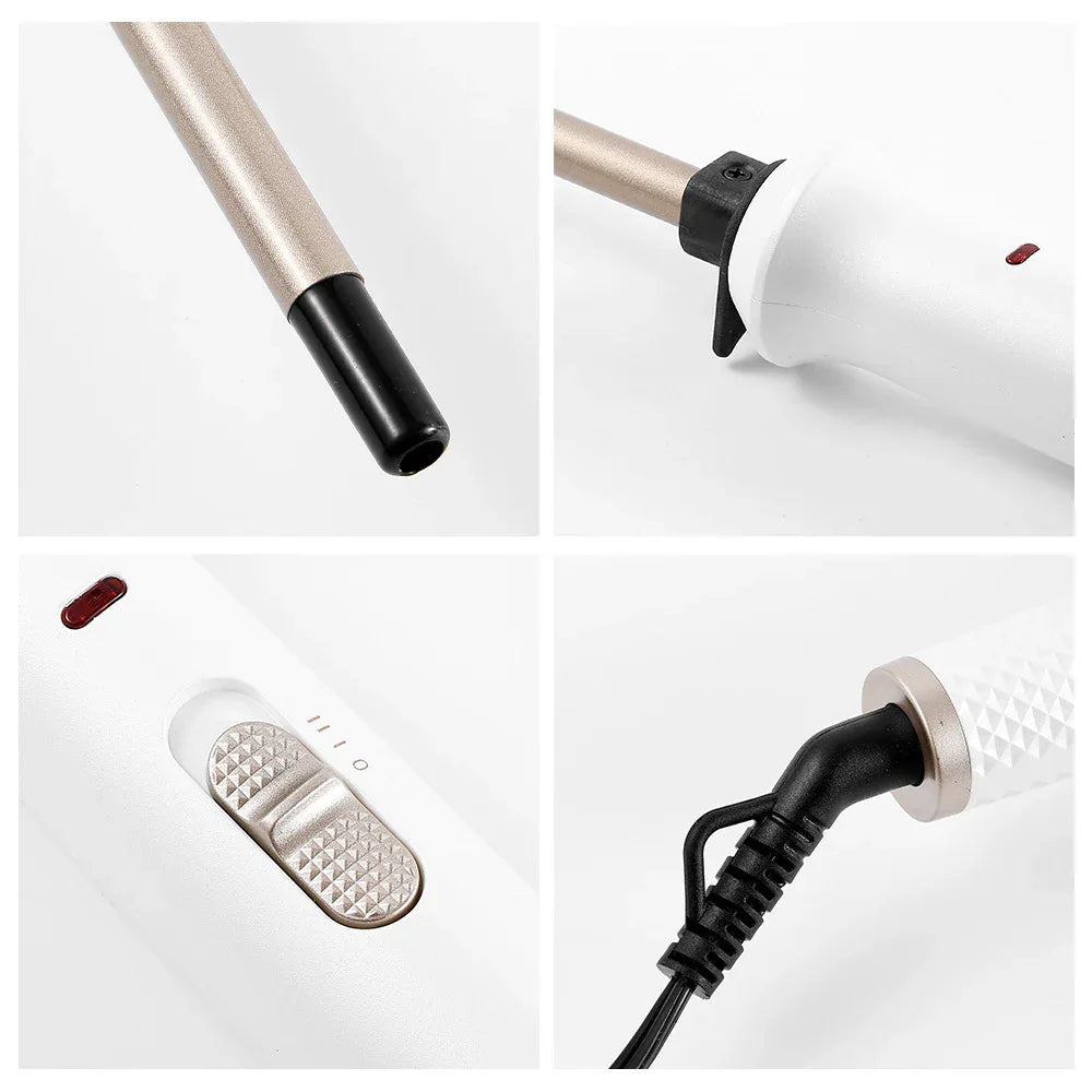 Electric Quick Heating 9mm Pipe Diameter Curling Irons