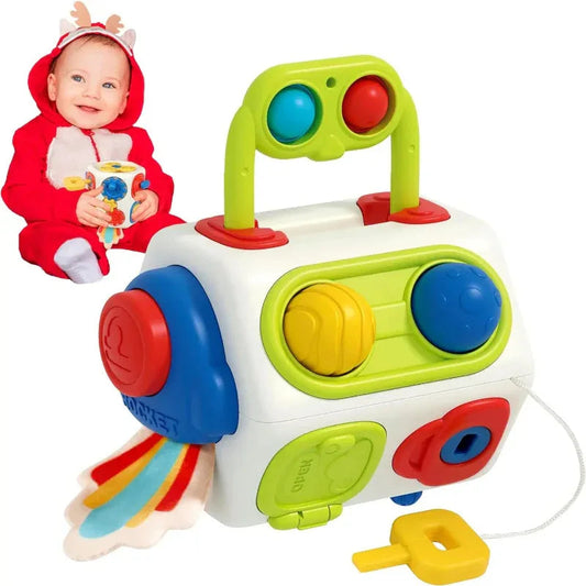 Baby & Toddler Cube Toy Montessori Sensory Learning Toy For Toddlers 1 2 3 Year Old