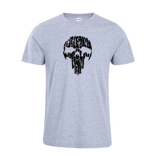 Broken Skull Cotton T-Shirts For Men