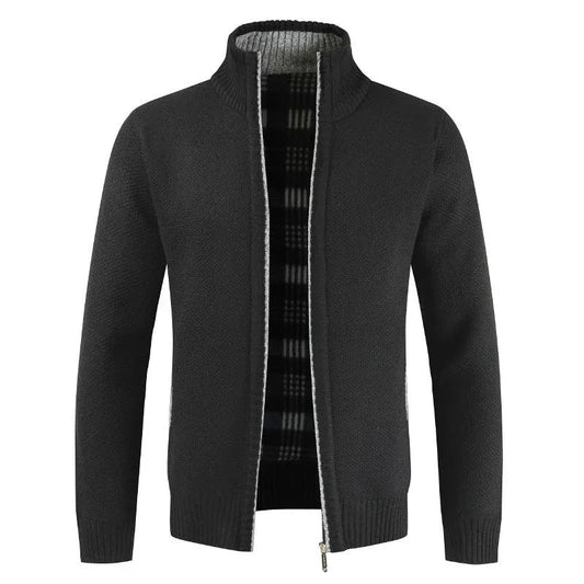 Men's Fleece Cardigan Sweater