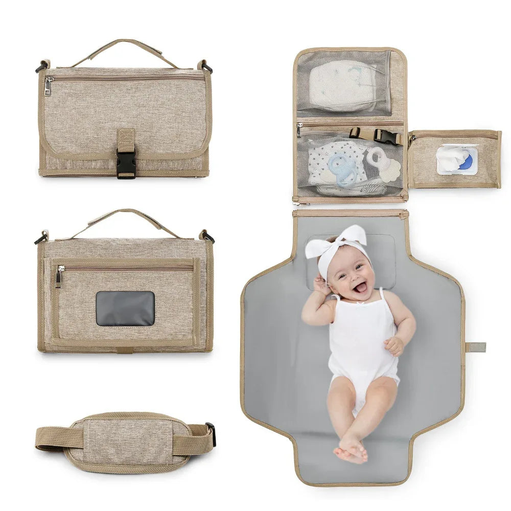 Foldable Waterproof Portable Baby Diaper Changing Pad