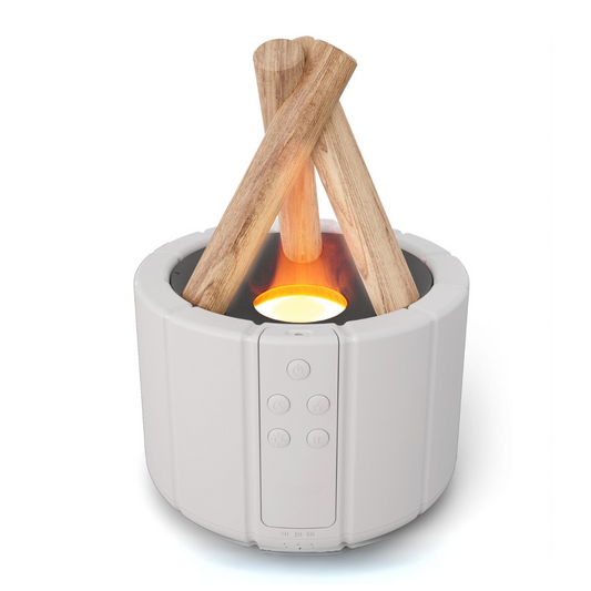 Diffusor in Lagerfeuerform