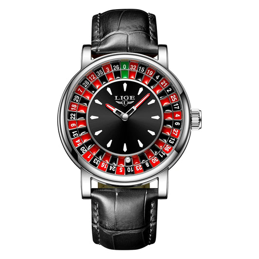 LIGE Roulette Dial Watch