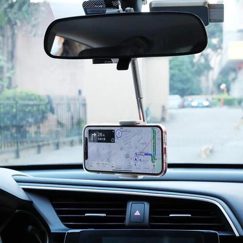 Handyhalterung für den Rückspiegel im Auto