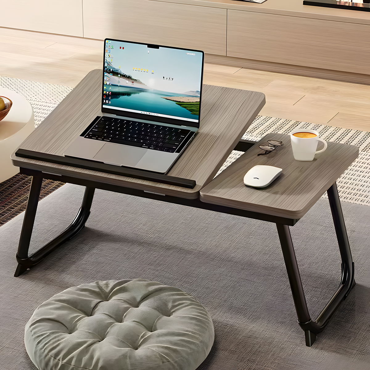 Adjustable Folding Bed Table
