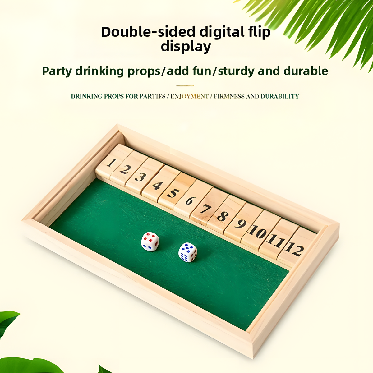 Wooden Number Drinking Game
