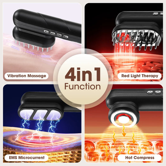 4 In 1 Electric Scalp Comb EMS