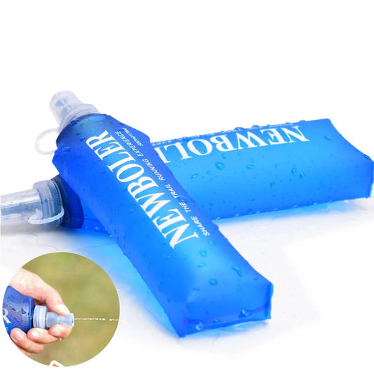 Faltbare Wasserflasche zum Laufen