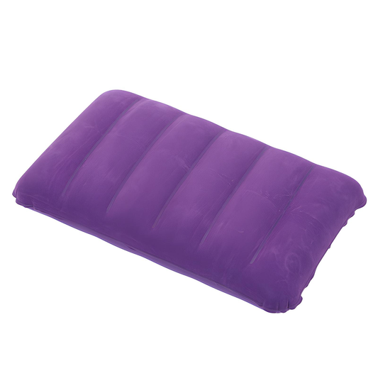 Flocked Inflatable Travel Pillow
