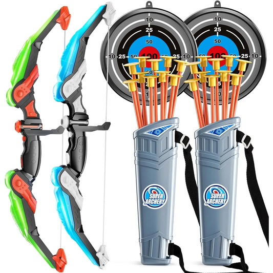 Kids Light-Up Bow and Arrow Set