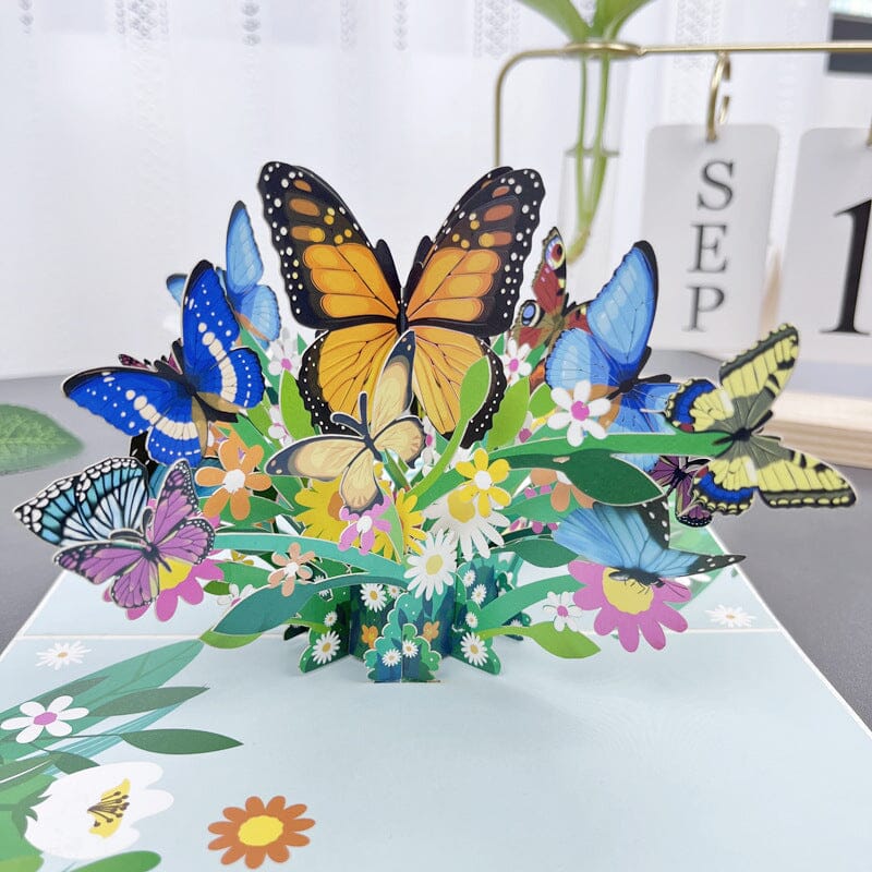 3D Blomsterkort