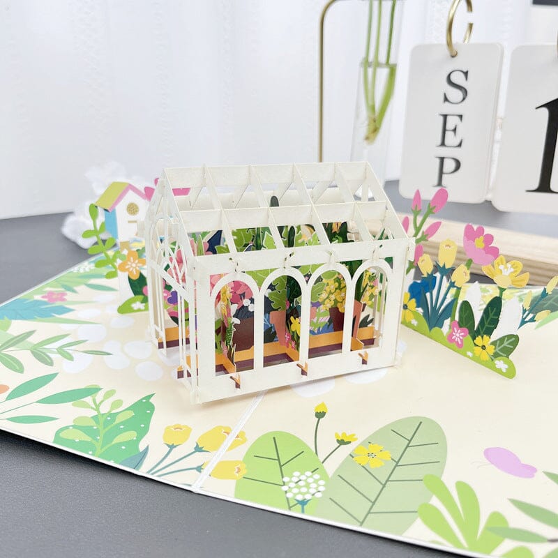 3D Blomsterkort