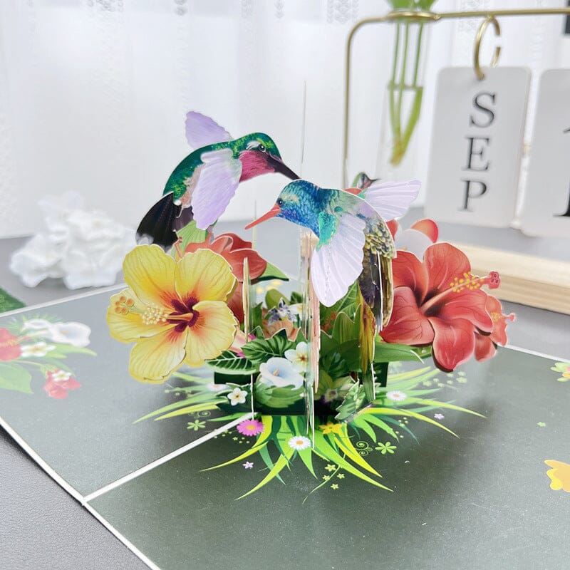 3D Blomsterkort