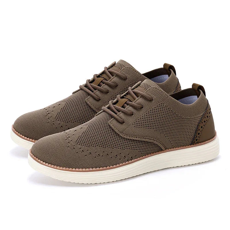 Outdoor Fly Woven Mesh Hiking Versatile Men's Casual Shoes