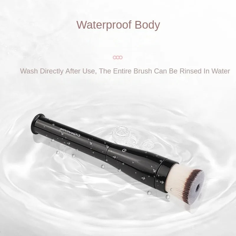Electric Automatic 360 Degree Rotating Makeup Brush 3 in 1 Foundation Concealer Blush Brushes with Case