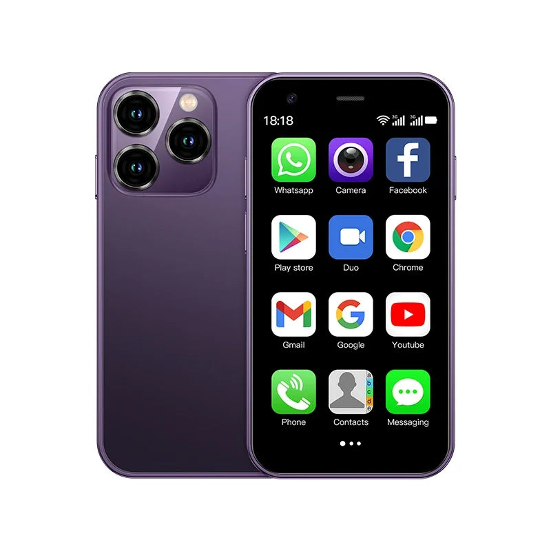 SOYES XS15 3G Smartphone Android 8.1 WiFi 2GB RAM 16GB ROM 3D Glass Slim HD Camera
