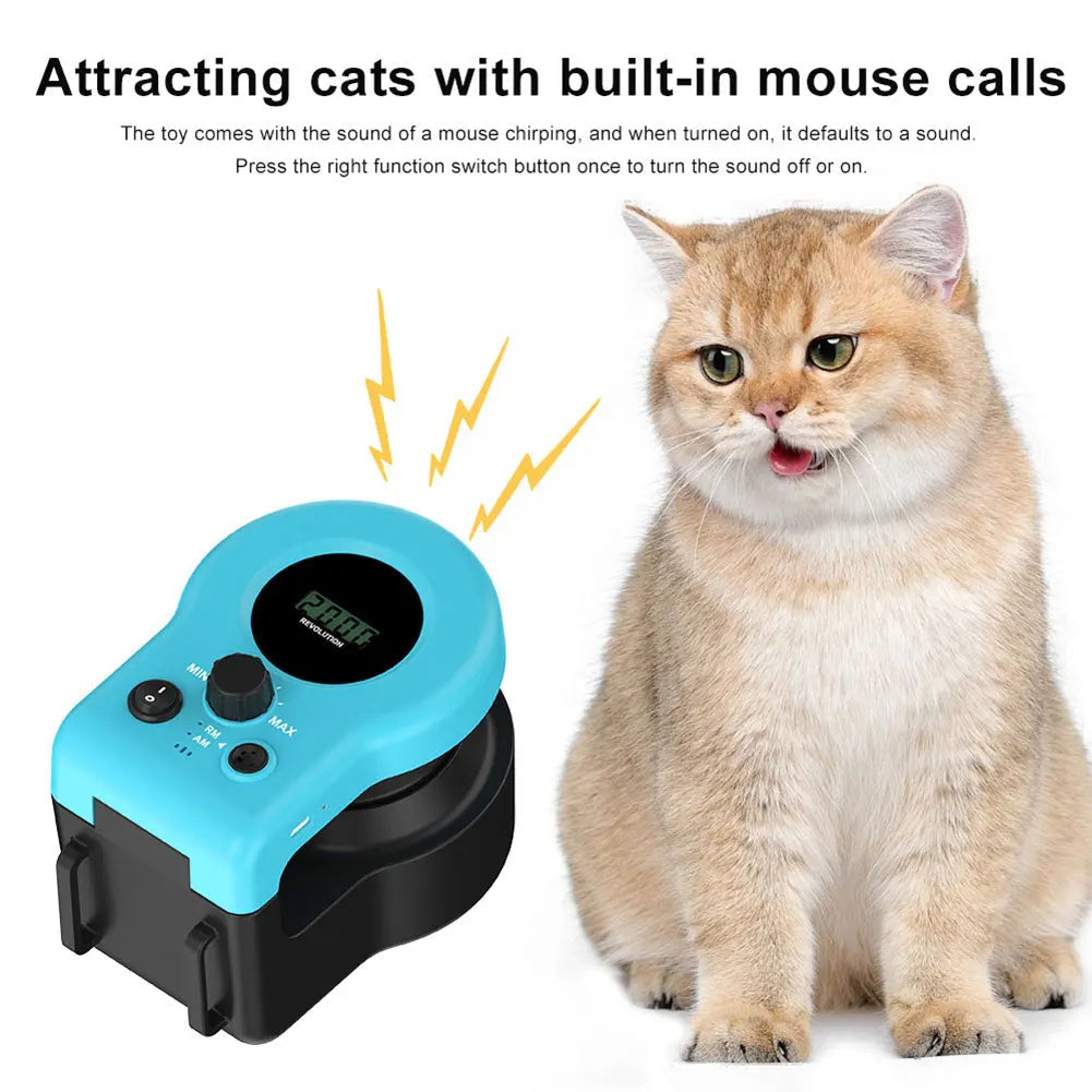Interactive Cat Toy Chase Run Treadmill