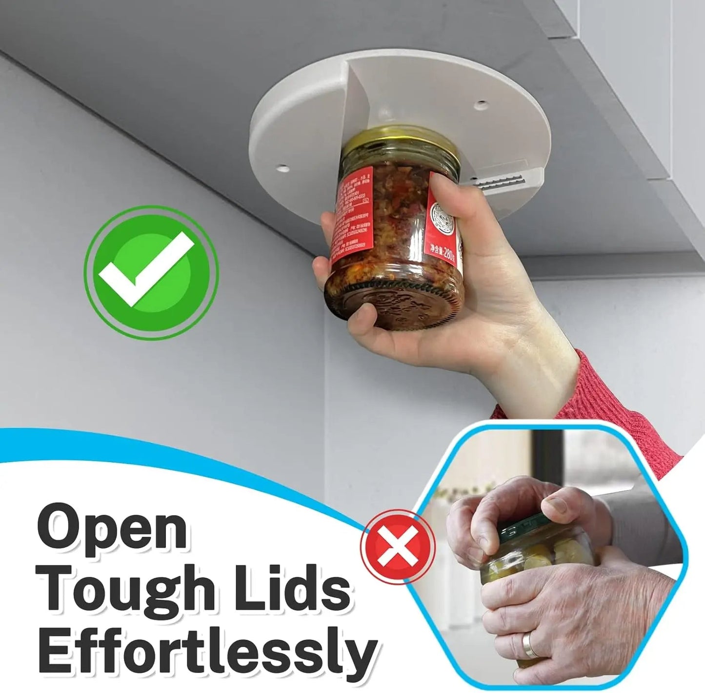 Jar Opener Under Cabinet