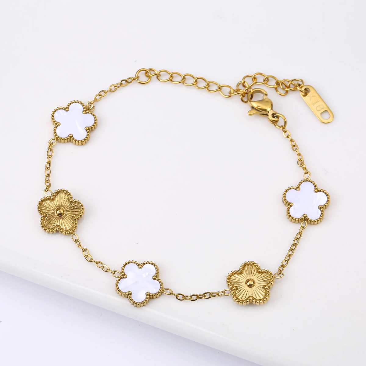 Four-Leaf Clover Bracelet