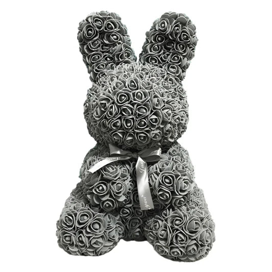 Rose Bunny Valentines Day Eternal Flower Rabbit Romantic Wedding Engagement Ceremony Party Decoration Christmas Gifts