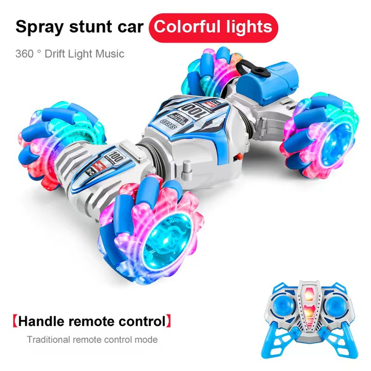 Spray Stunt RC Car