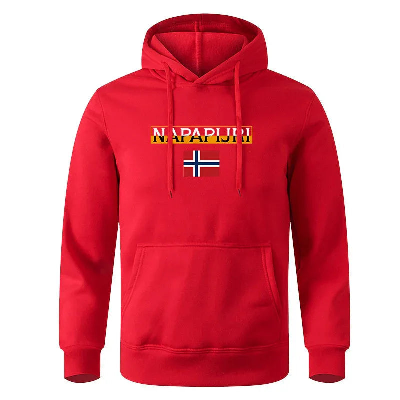 Men's Pullover Printed Sweater Casual Hoodie