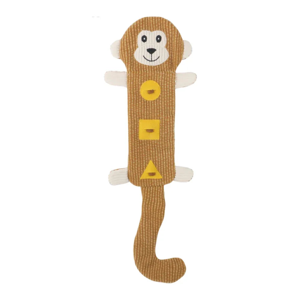 Durable Bite-Resistant Squeaky Grinding Teeth Food Treat Dispensing Pet Dog Chew Toy