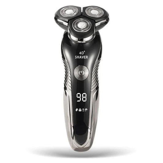 Intelligent Digital Display Four-In-One Electric Rechargeable Waterproof Shaver