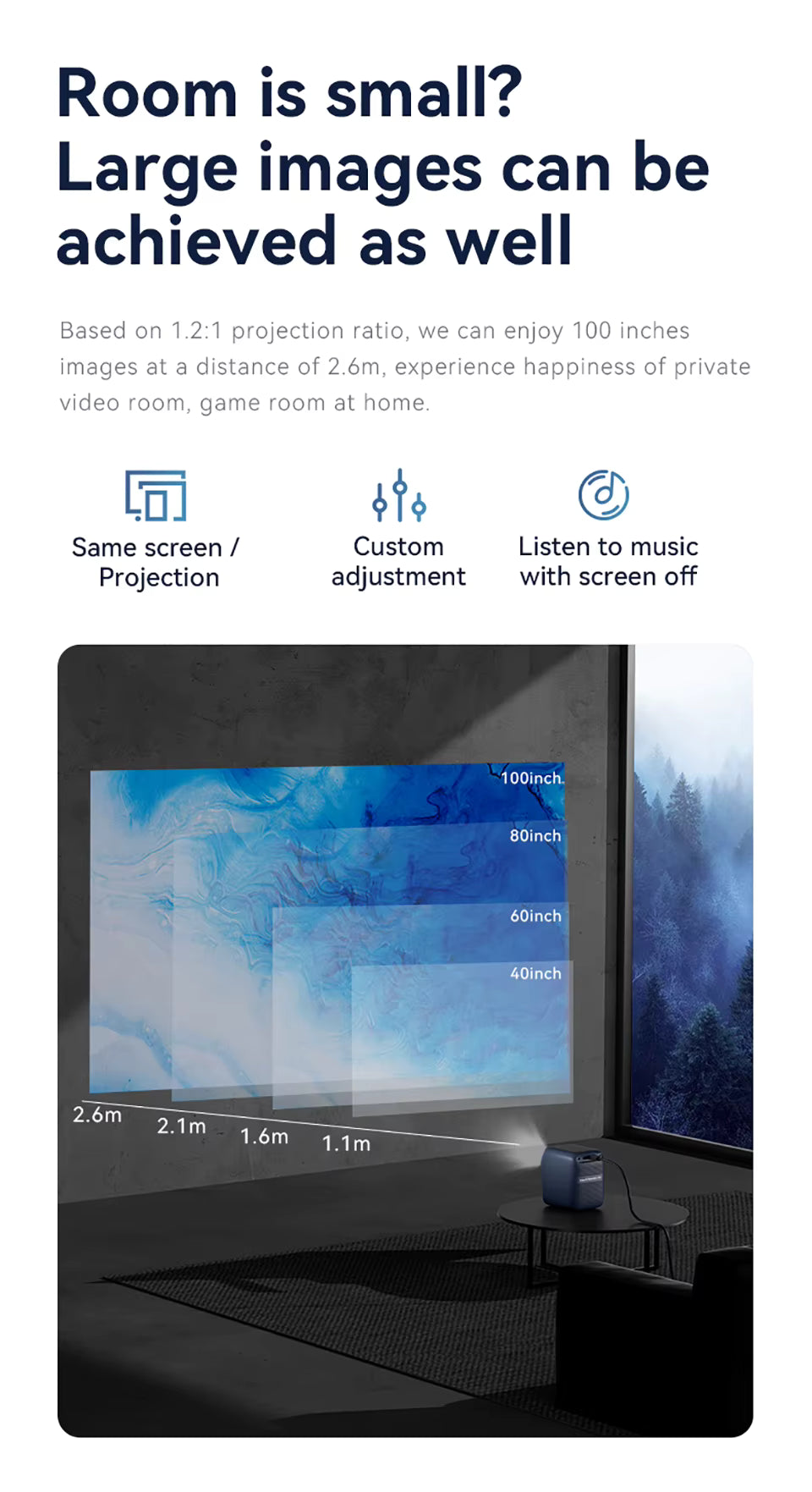 Global Version WANBO T2 Free Main LCD Projector 1080P
