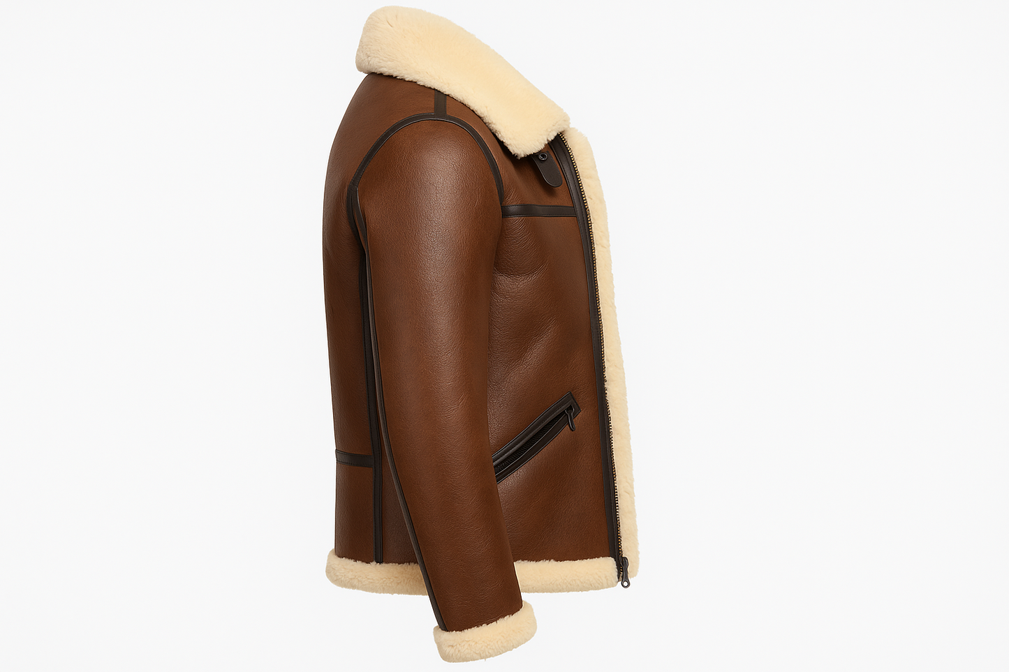 Genuine Sheepskin Russian Military Winter Coat