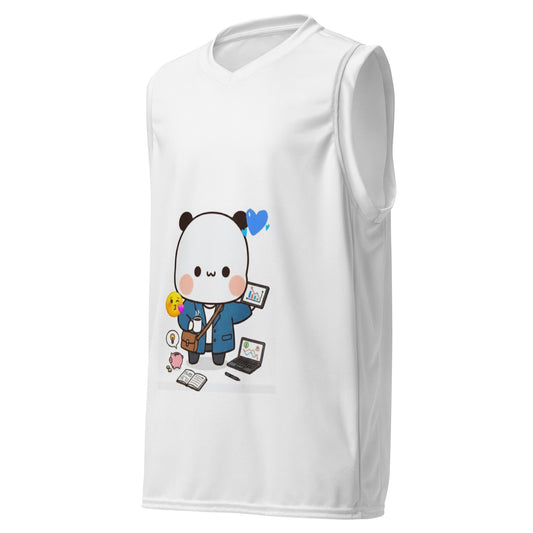 Recycled unisex basketball jersey