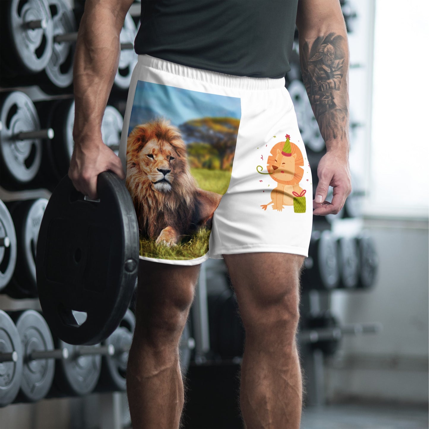 All-Over Print Unisex Athletic Long Shorts