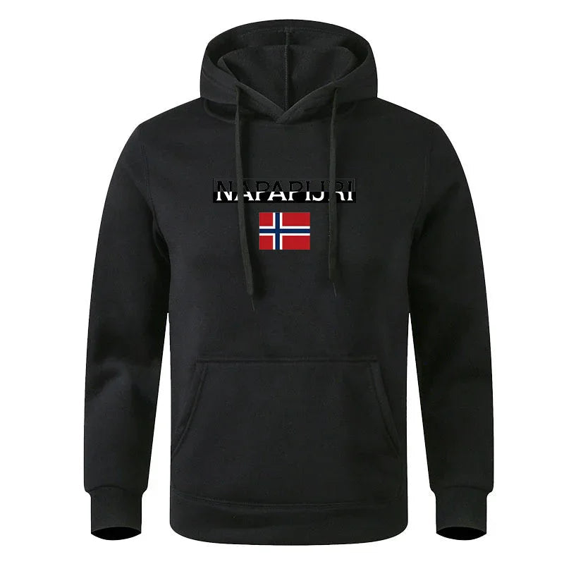 Men's Pullover Printed Sweater Casual Hoodie