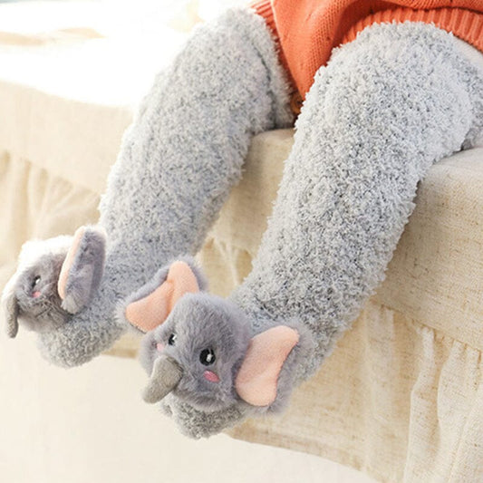 Bebis Winter Flauschige Hausschuhsocken