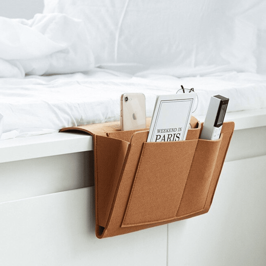 Intelligente Aufbewahrungstasche – Bett- und Sofa-Organizer aus Filz
