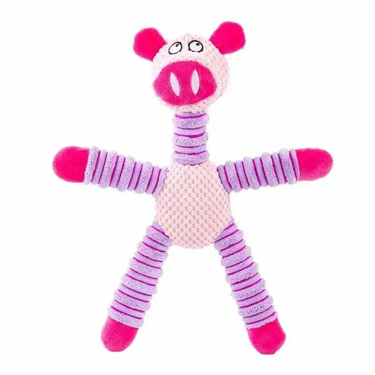 Bite Resistant Interactive Plush Dog Chew Toys