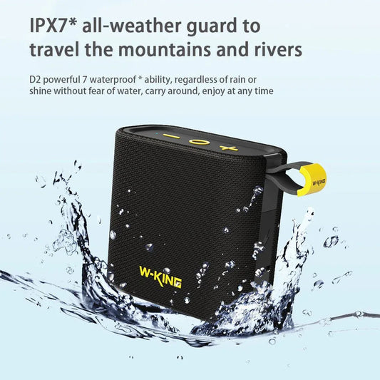 Bluetooth Speaker Wireless Connection Portable Compact Waterproof With Long Battery Life