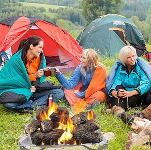 Tragbare Feuerstelle für Camping, Strand & Terrasse