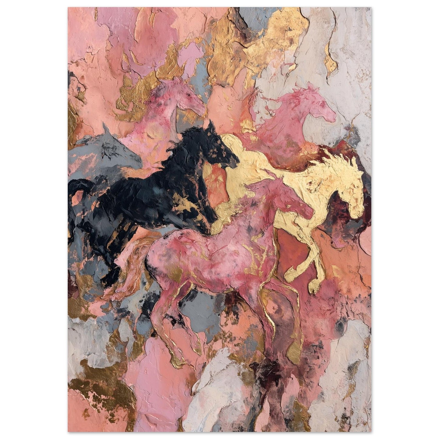 Blush & Gold – Gentle Force - Poster
