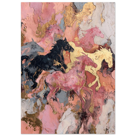 Blush & Gold – Gentle Force - Poster