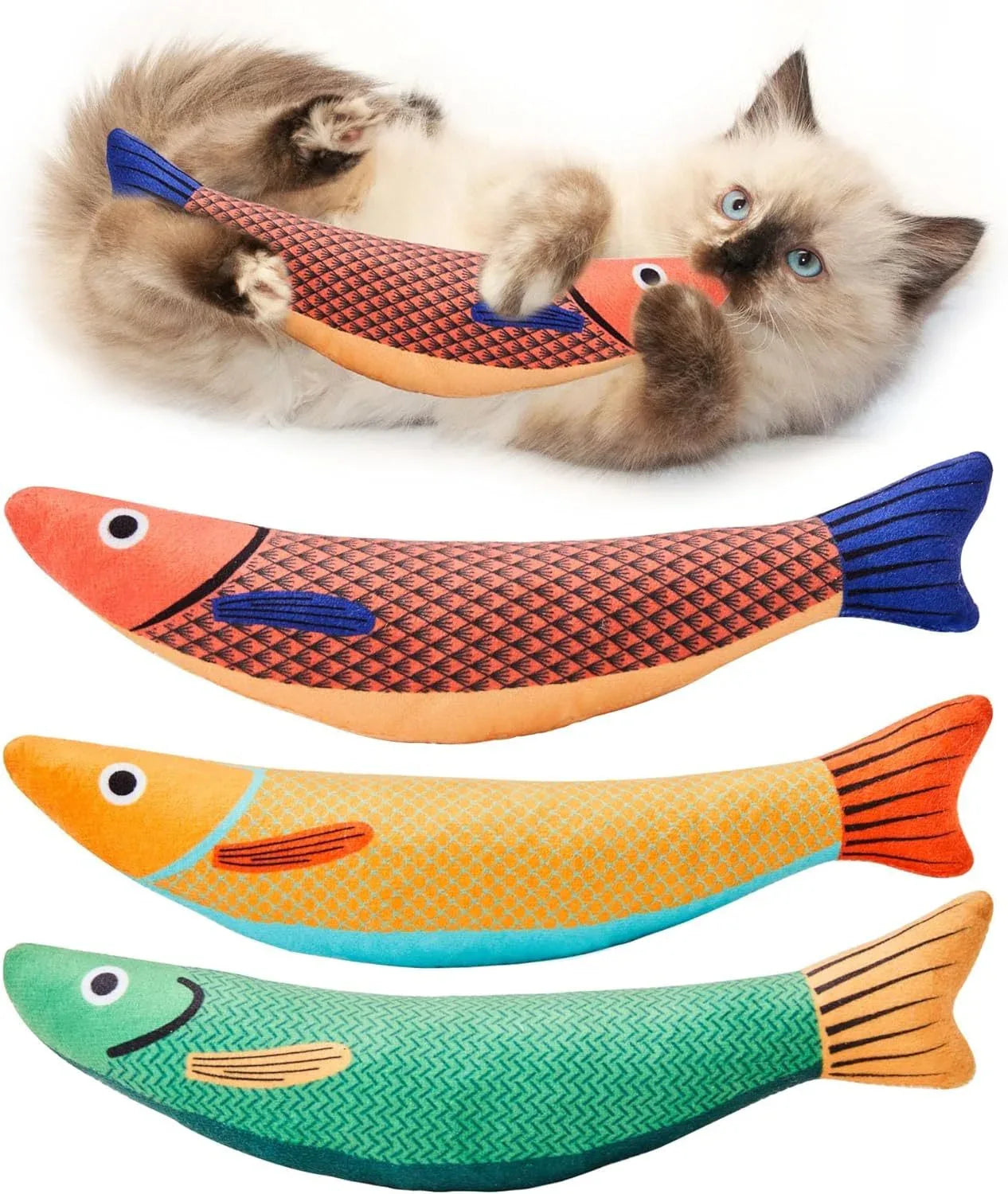 Durable Interactive Soft Catnip Sound Cat Toy For Indoor Exercise