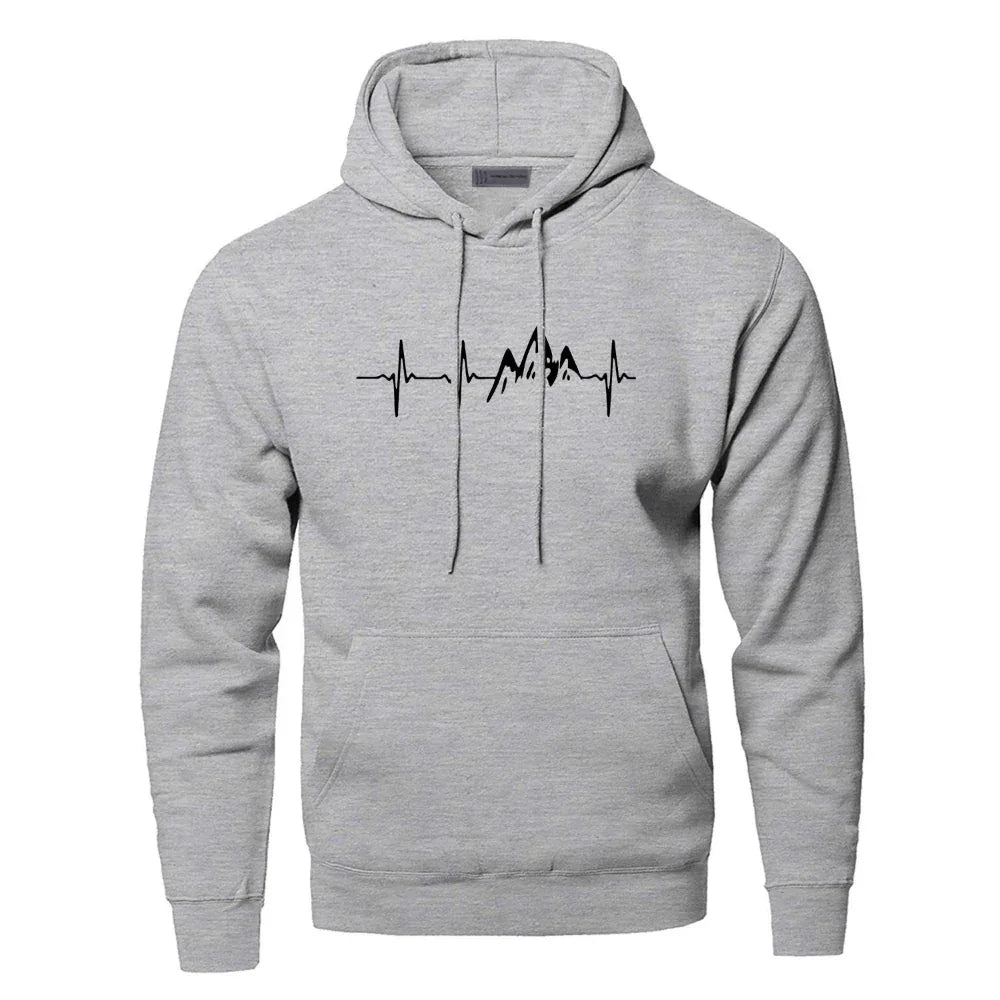 Men's Warm Comfortable Polyester Hoodie