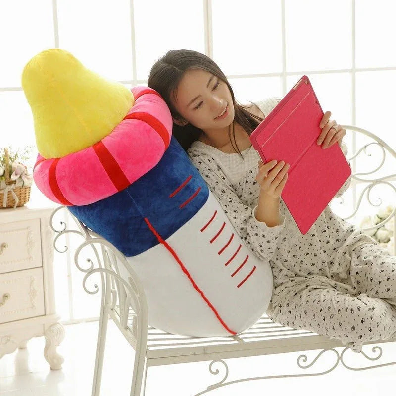 Giant Baby Milk Feeding Bottle Soft Stuffed Plush Toy