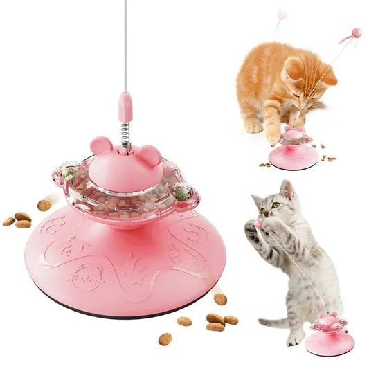 Interactive Scratch Post Cat Toys With Suction Cup